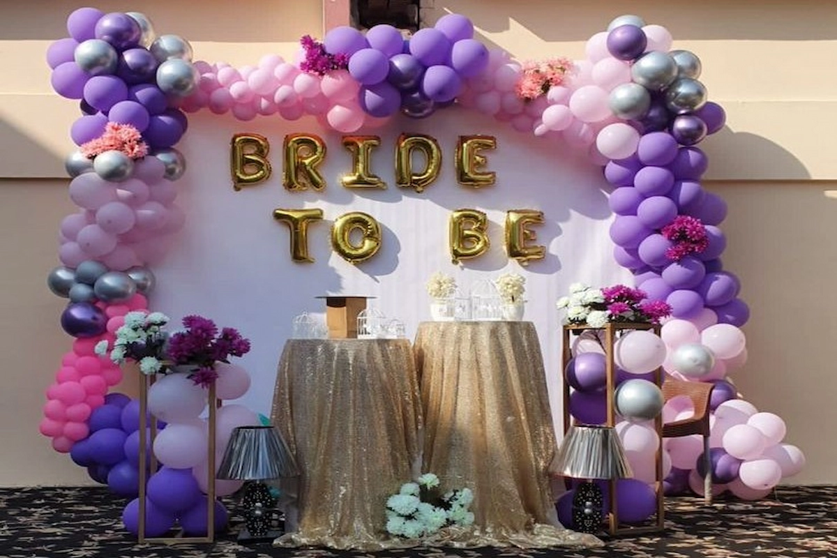 Wedding and engagement decoration setup